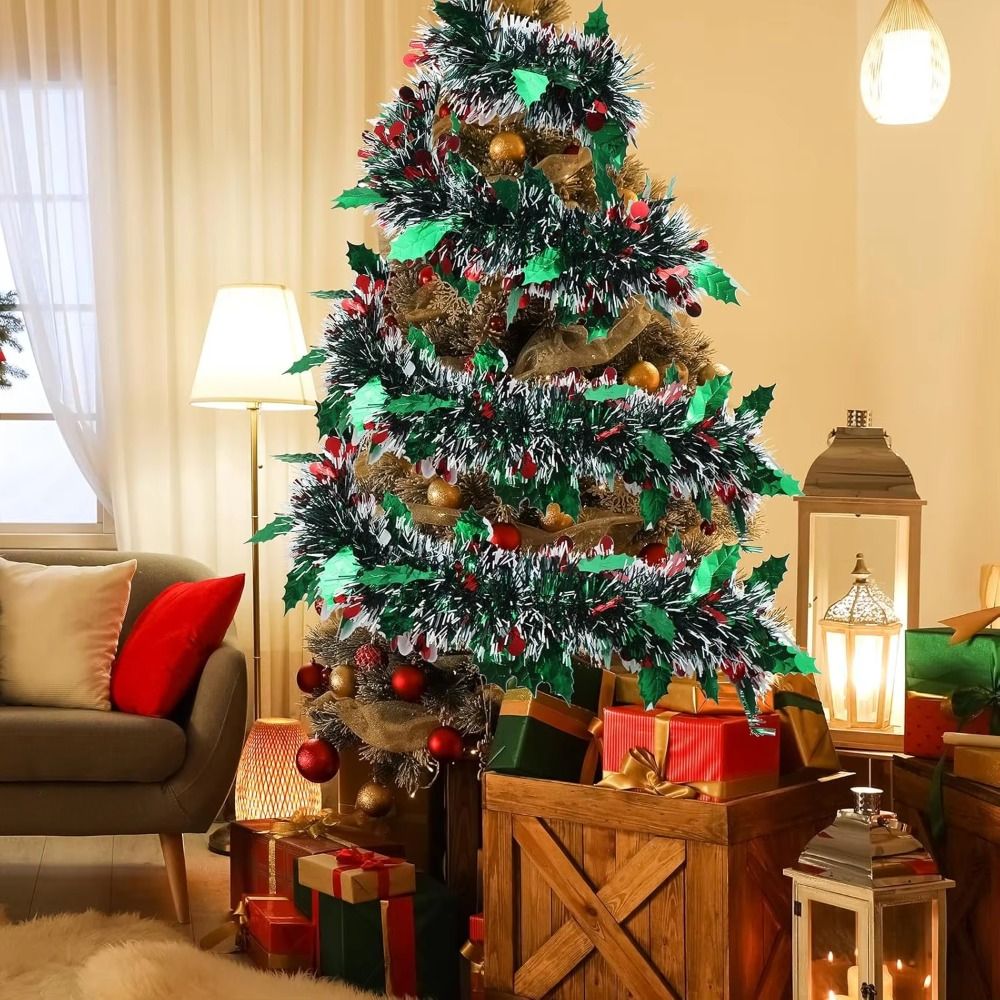 2PCS Reusable 2M Christmas Gar - Tinsel Garland Decoration review and price