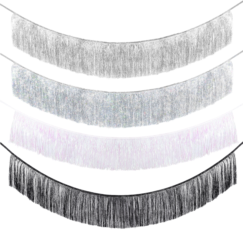 1.5M Foil Fringe Garland Ornam - Tinsel Garland Decoration review and price